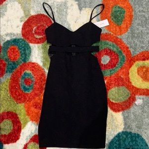 Solemio NWT black cutout dress